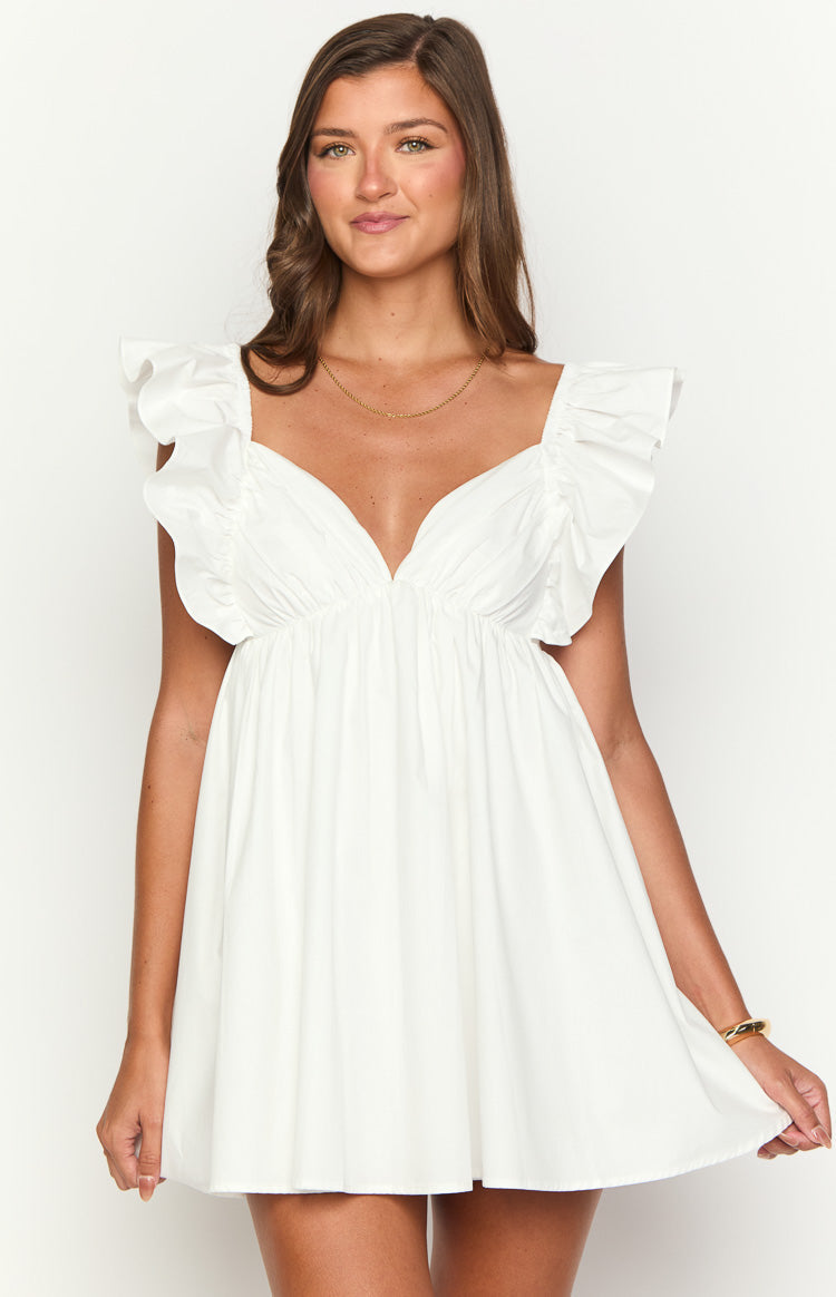 Lorely White Mini Dress Image