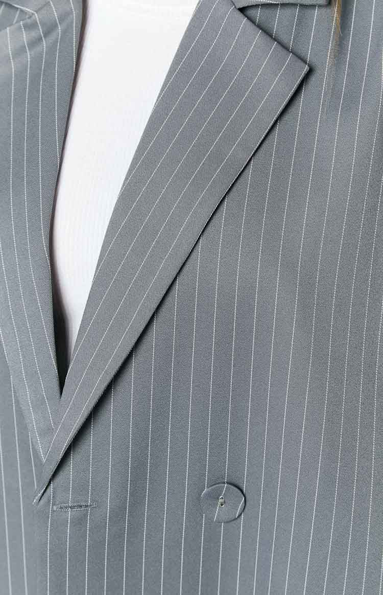 Louis Grey Striped Blazer Image