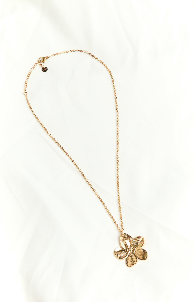 Missy Gold Frangipani Necklace Image