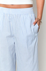 Mahalia Light Blue Stripe Pants Image