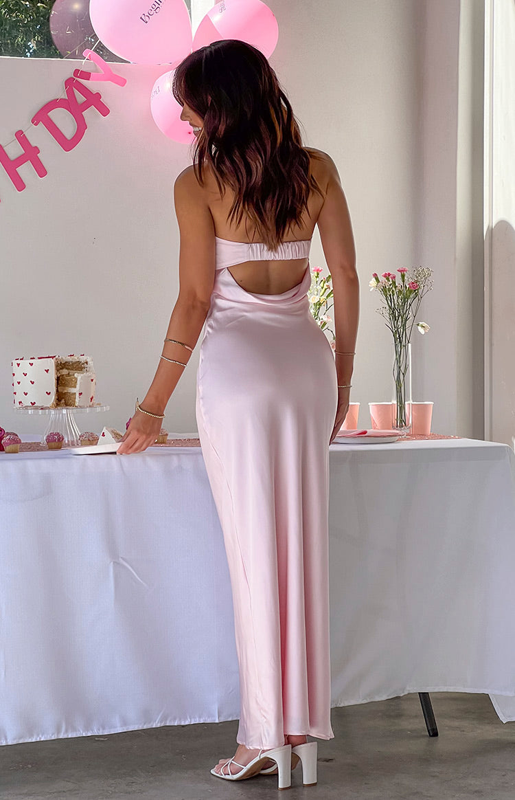 Maiah Light Pink Maxi Dress Image