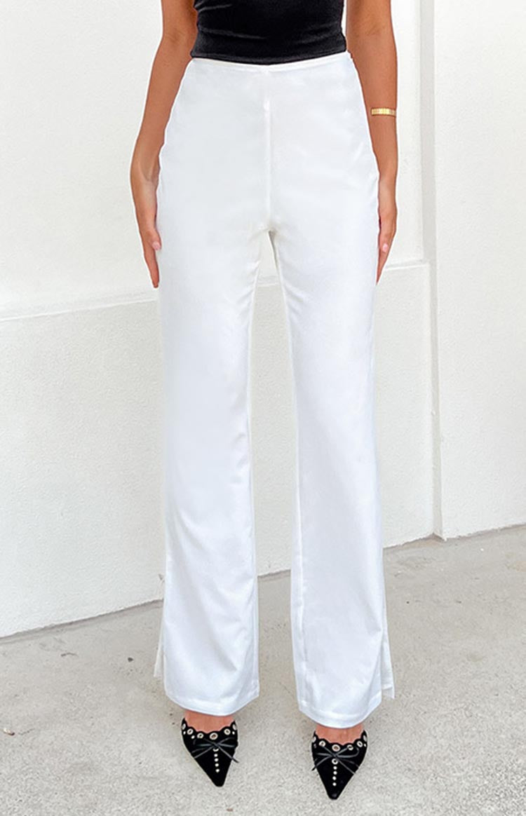 Julian Linen Pants White – Beginning Boutique