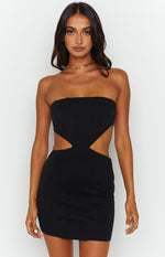Meryl Black Mini Dress – Beginning Boutique US
