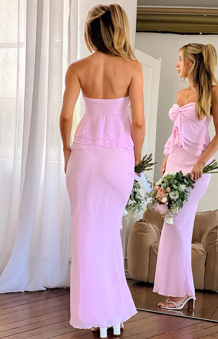 Myrna Pink Maxi Skirt Image