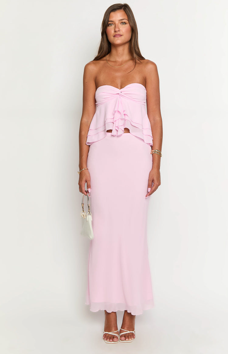 Myrna Pink Maxi Skirt Image