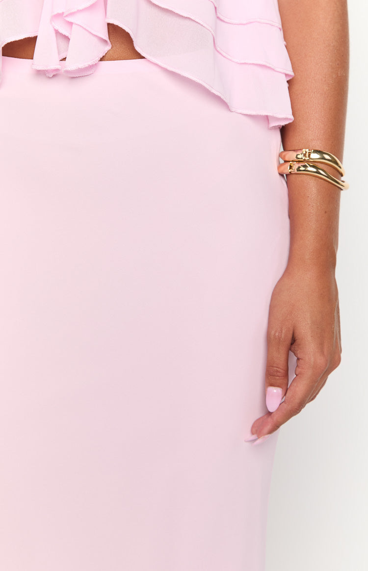 Myrna Pink Maxi Skirt Image