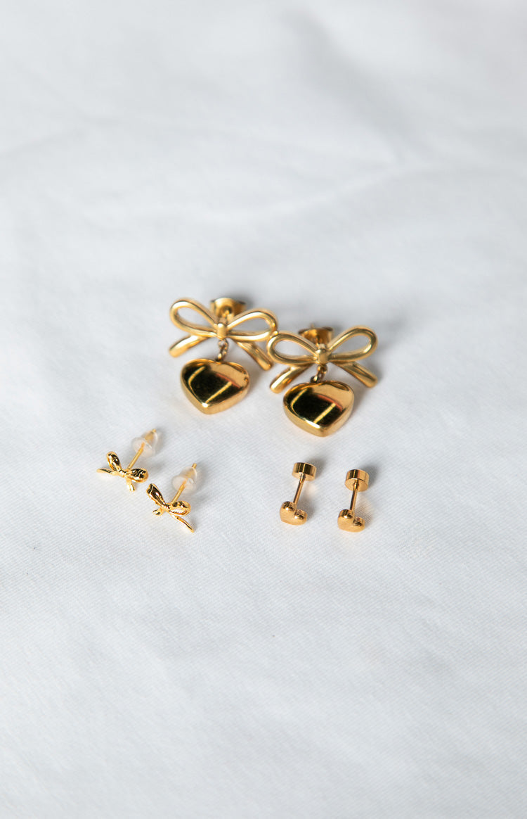 Rianne Gold Earrings 3 Pack (FREE over $150) Image