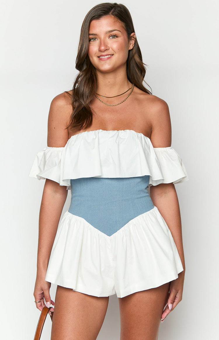 Romi Denim Playsuit Image