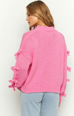 Bea Baby Pink Sweater – Beginning Boutique US