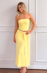 Silvie Yellow Maxi Skirt Image