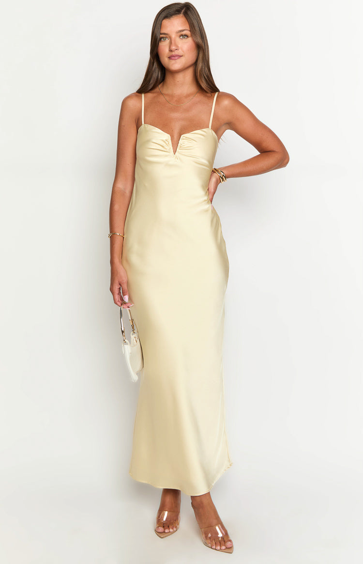 Silvy Yellow Maxi Dress Image