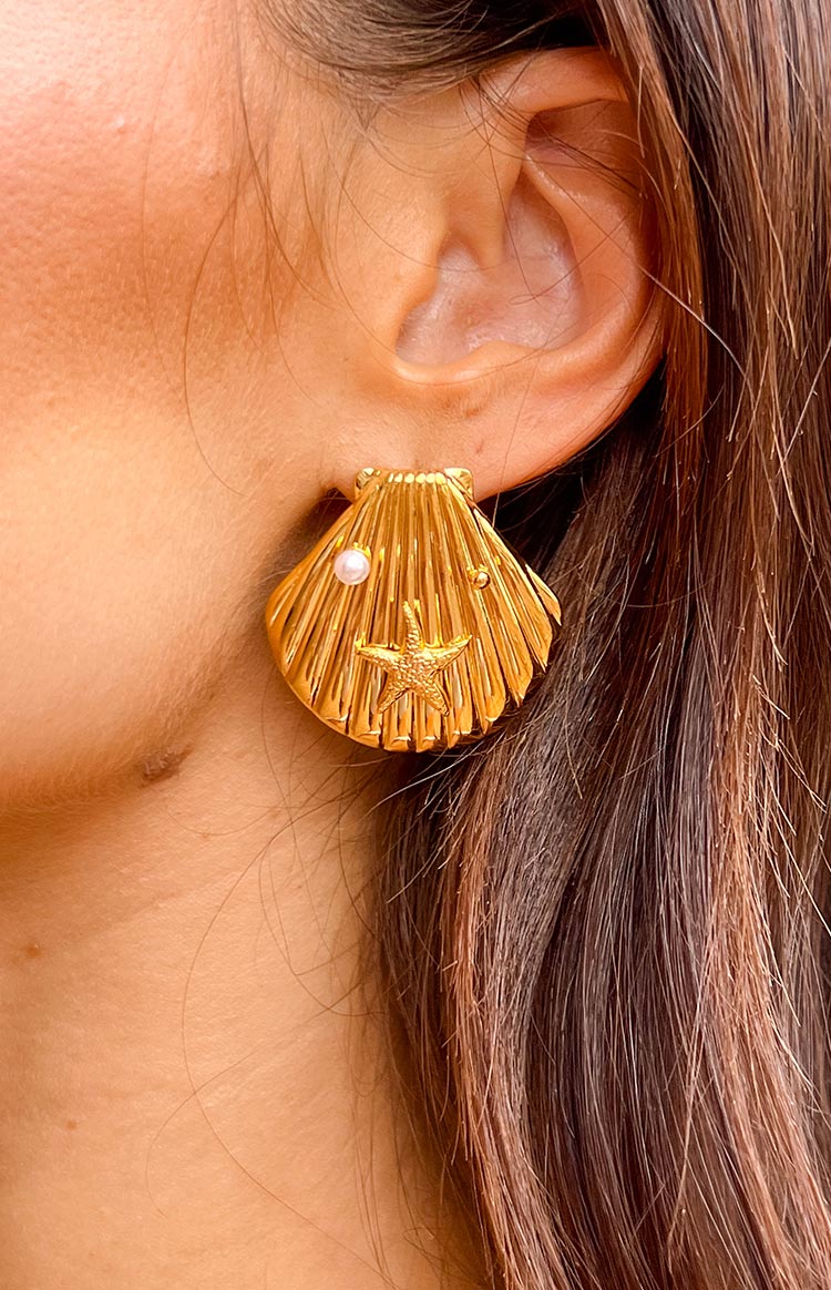 Beginning Boutique Talia Gold Earrings