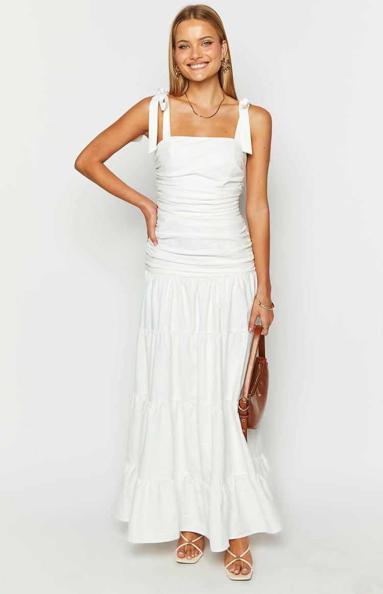 Tessa White Maxi Dress Image