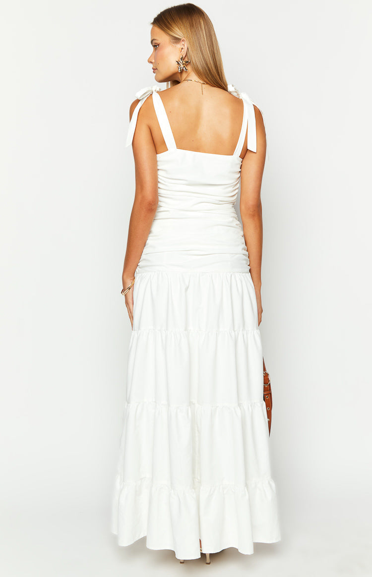 Tessa White Maxi Dress Image