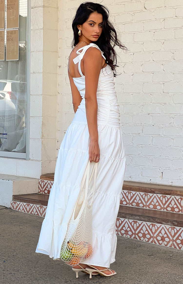 Tessa White Maxi Dress Image