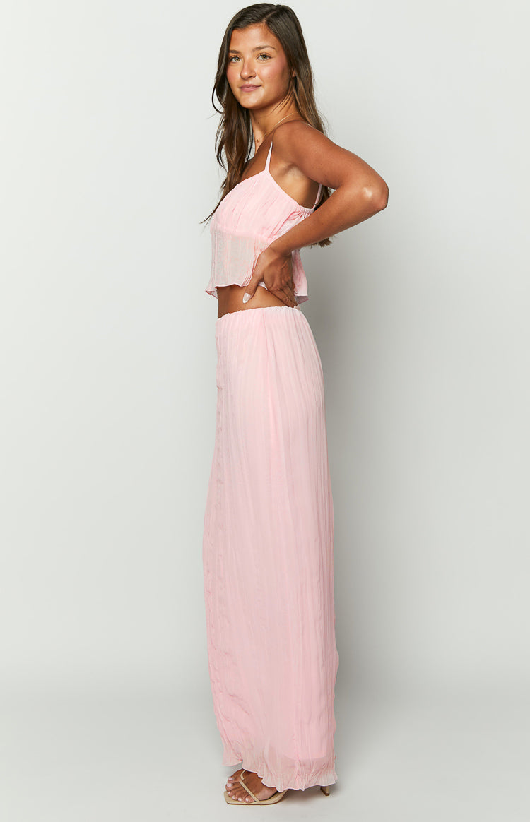 Beginning Boutique US Maxi The Skirt Pink – Moment