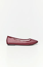 Therapy Arlo Cherry Patent PU Ballet Flats Image