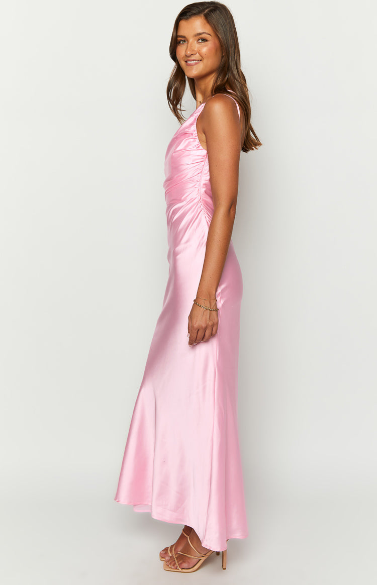 Tina Pink Formal Maxi Dress Image