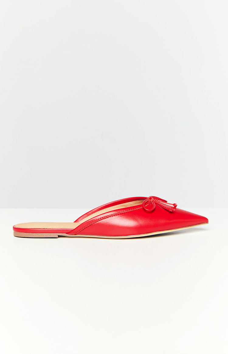 Tony Bianco Javelin Ruby Mule Flats Image