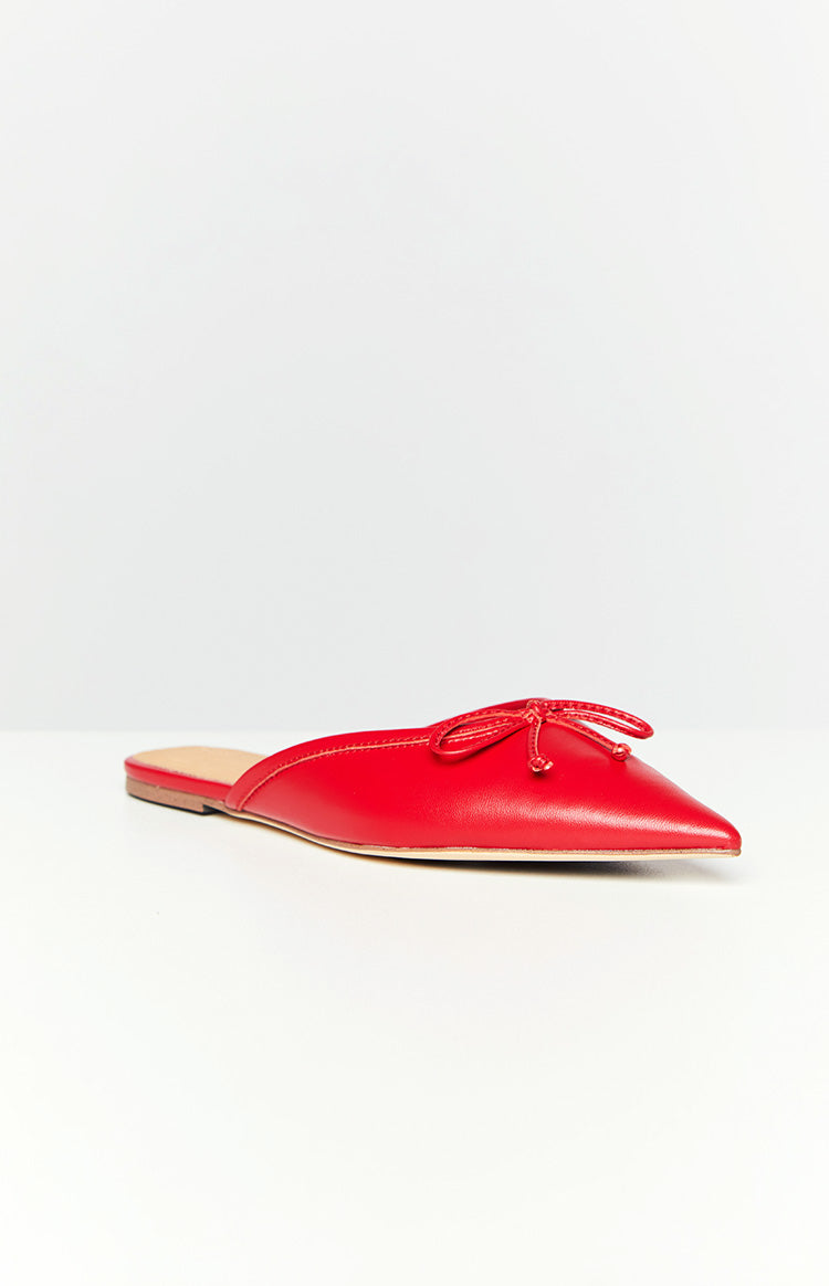 Tony Bianco Javelin Ruby Mule Flats – Beginning Boutique US