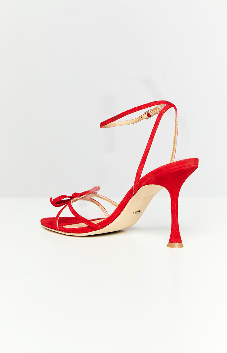 Tony Bianco Lover Red Suede Heels Image