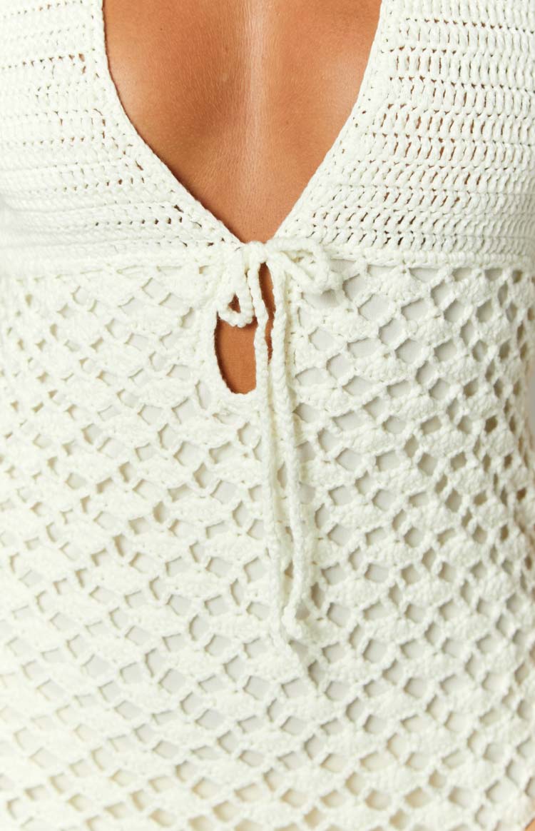 Tulip Cream Crochet Mini Dress – Beginning Boutique US