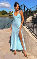 Darby Light Blue Maxi Formal Dress – Beginning Boutique US