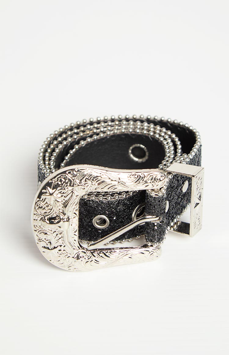 Western Black Sparkle Belt (FREE over $150) Image