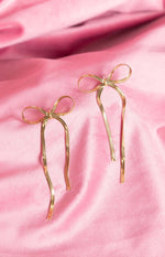 Zenith Gold Bow Earrings (FREE over $100) Image