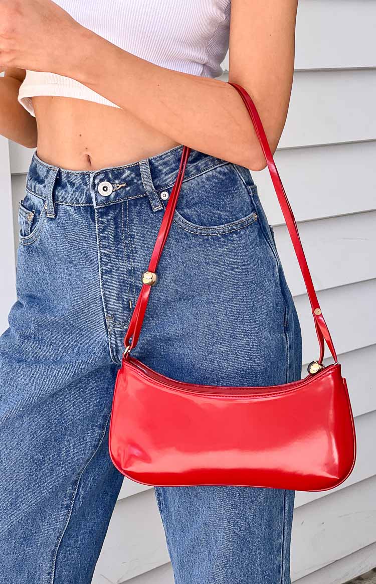 Billini Rosabelle Strawberry Shine Shoulder Bag Image