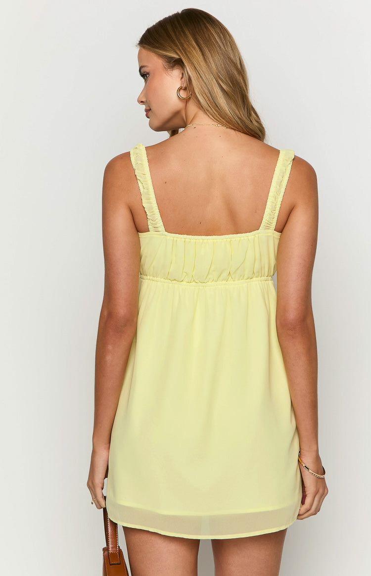 Brooke Yellow Mini Dress Image