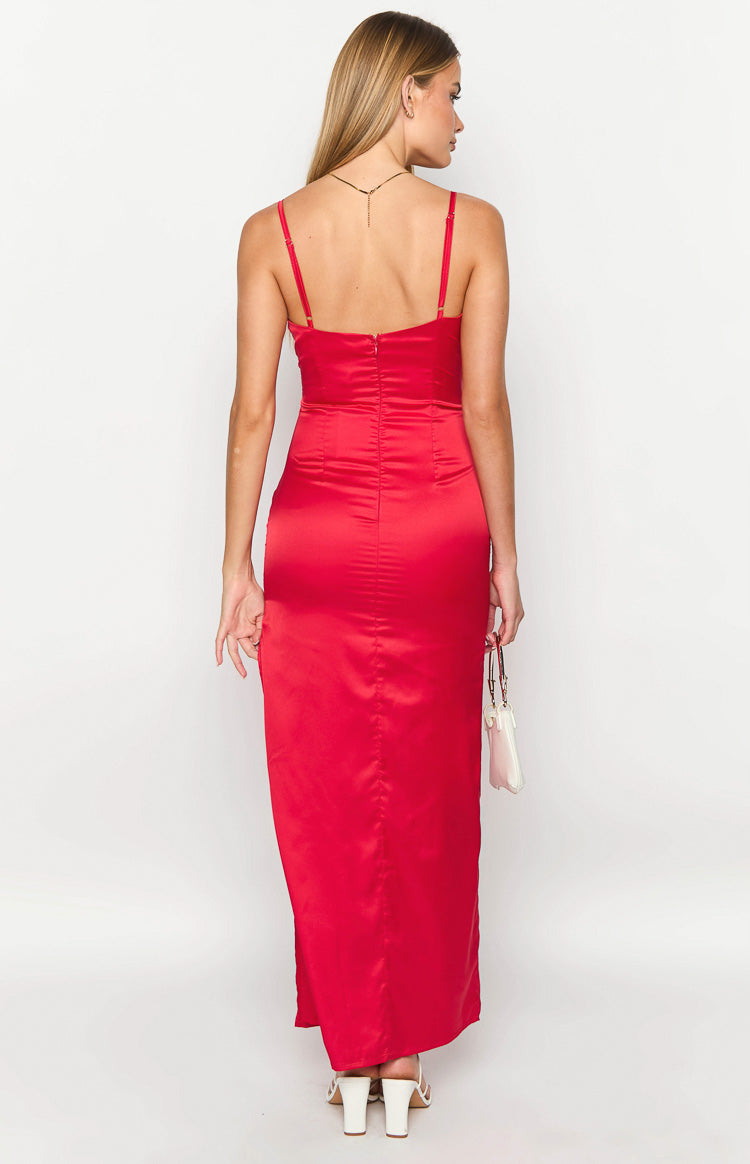 Honey Red Maxi Dress Image