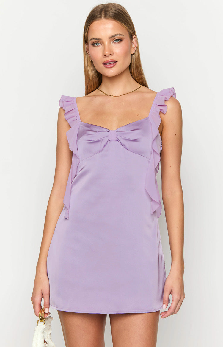 Joyce Lilac Mini Dress Image