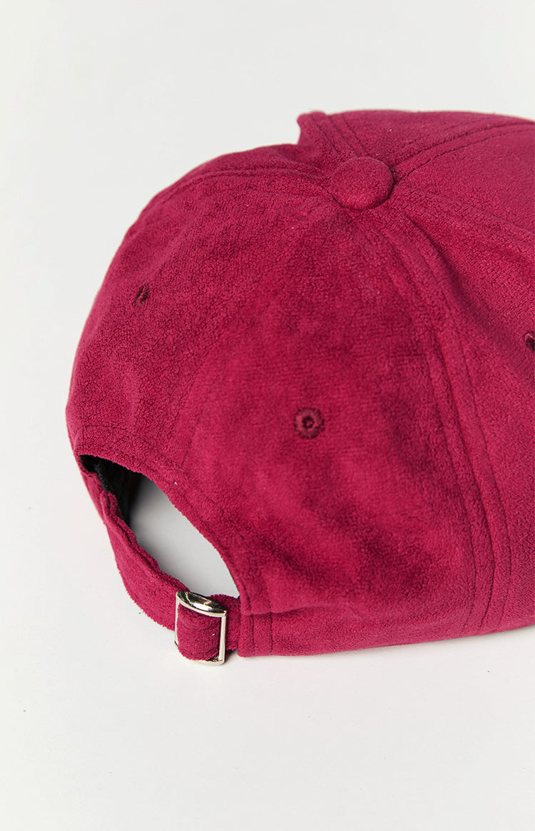 Kerry Red Suede Baseball Cap Image