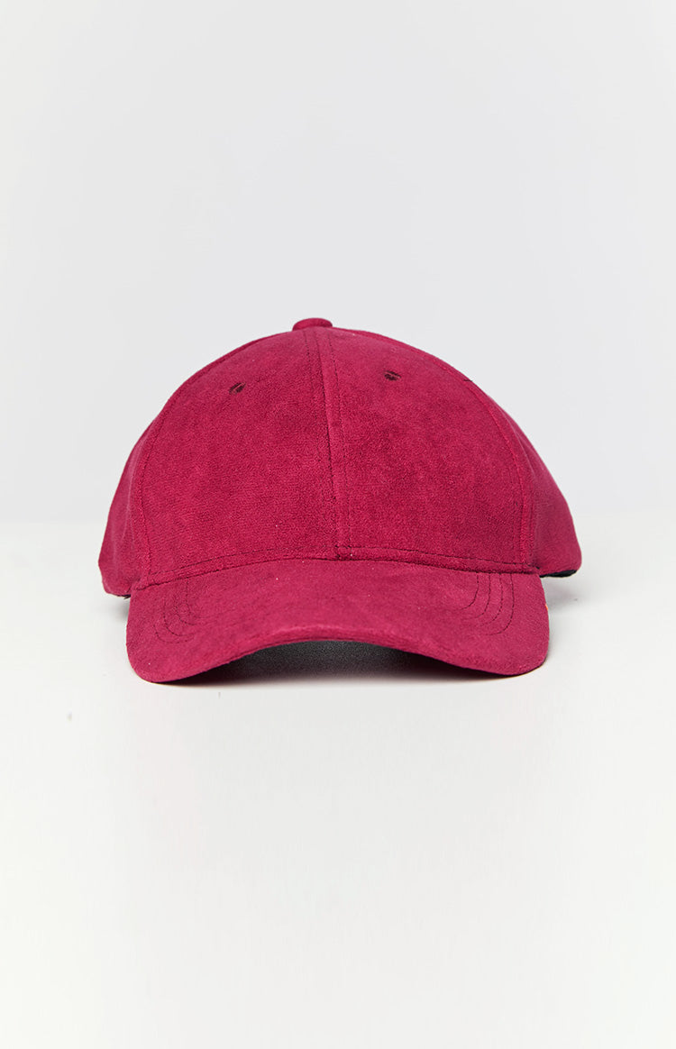 Kerry Red Suede Baseball Cap Image