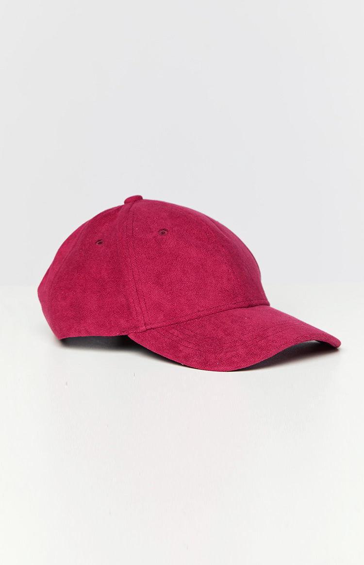 Kerry Red Suede Baseball Cap Image