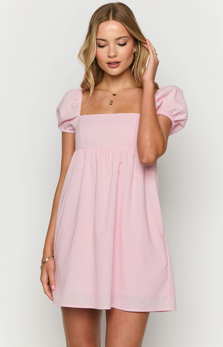 Radient Pink Mini Dress – Beginning Boutique US