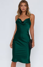 Schiffer Slip Midi Dress Emerald Image