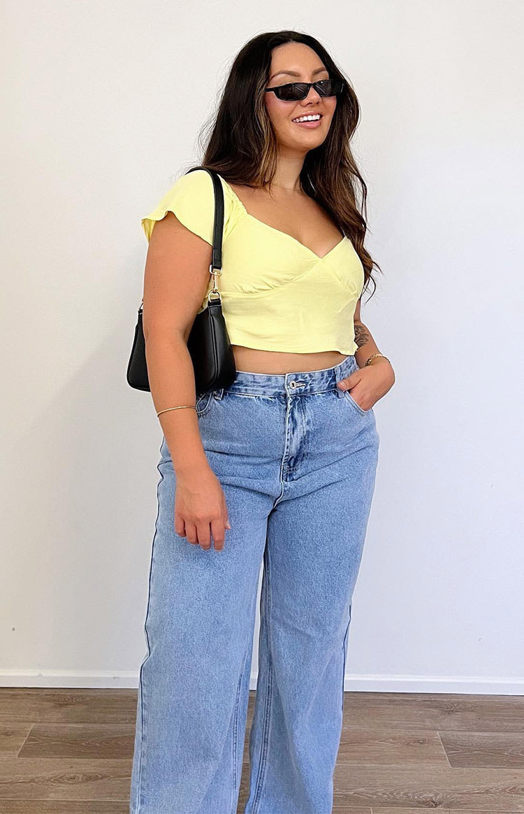Anna Yellow Top – Beginning Boutique US