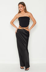 Bethenie Black Maxi Skirt Image