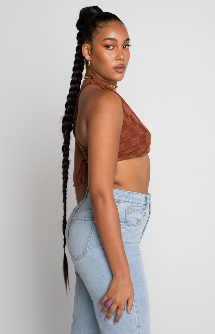 Bradley Crop Top Brown Image