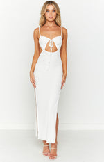 Butterfly White Midi Dress – Beginning Boutique US