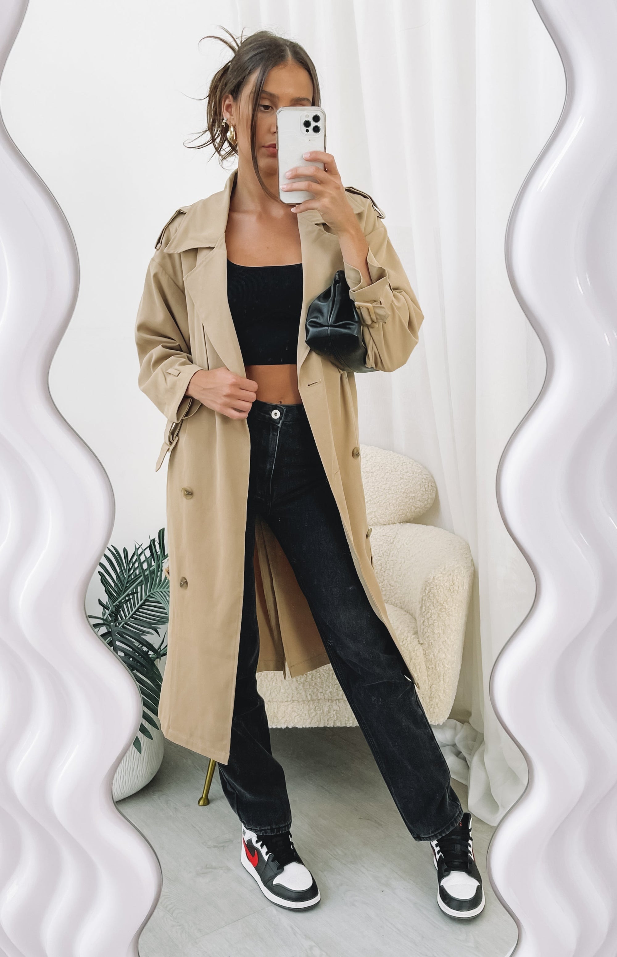 Giselle Beige Trench Coat – Beginning Boutique US