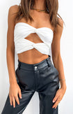 Beginning Boutique Jessica Twist Front Bandeau Top