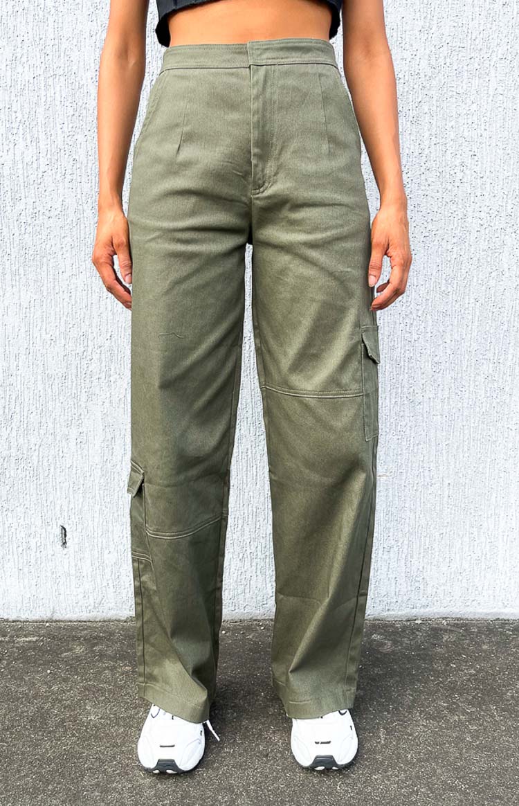 Josie Khaki Cargo Pants – Beginning Boutique US