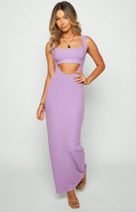 Masie Lilac Mesh Maxi Dress – Beginning Boutique US