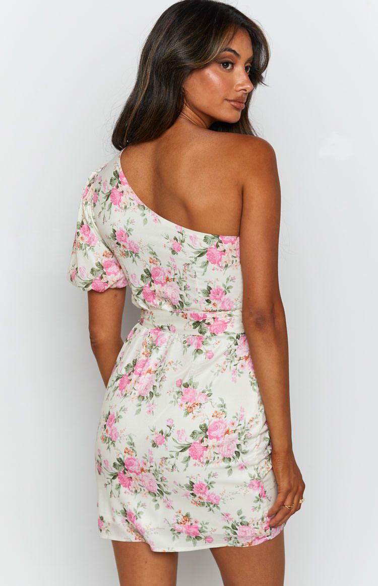 Lush Life One Shoulder Dress Floral Image