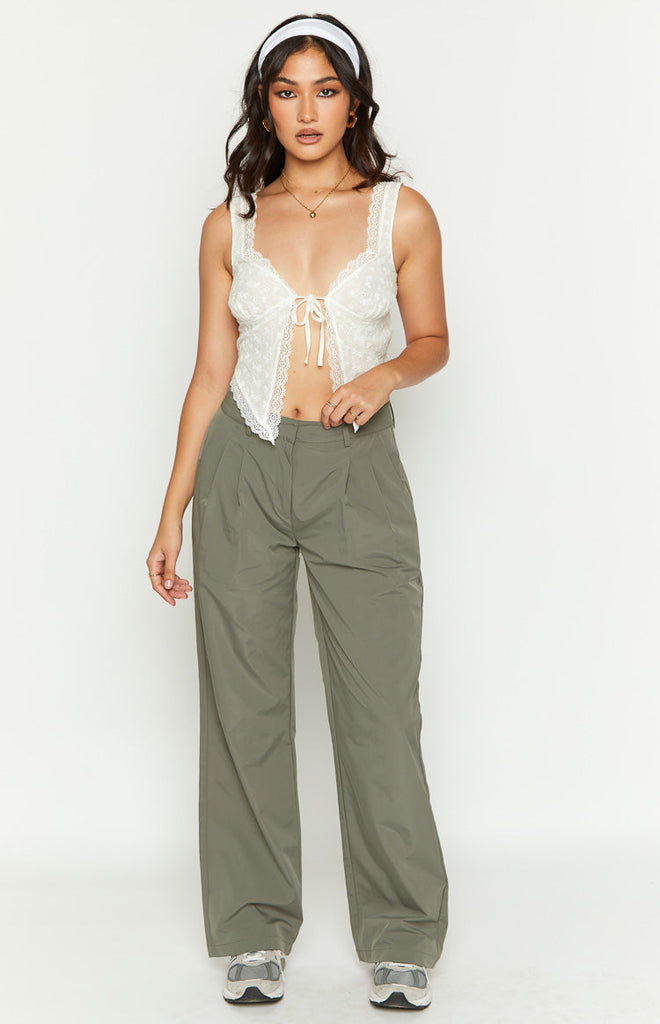 Marlow Khaki Pants – Beginning Boutique US