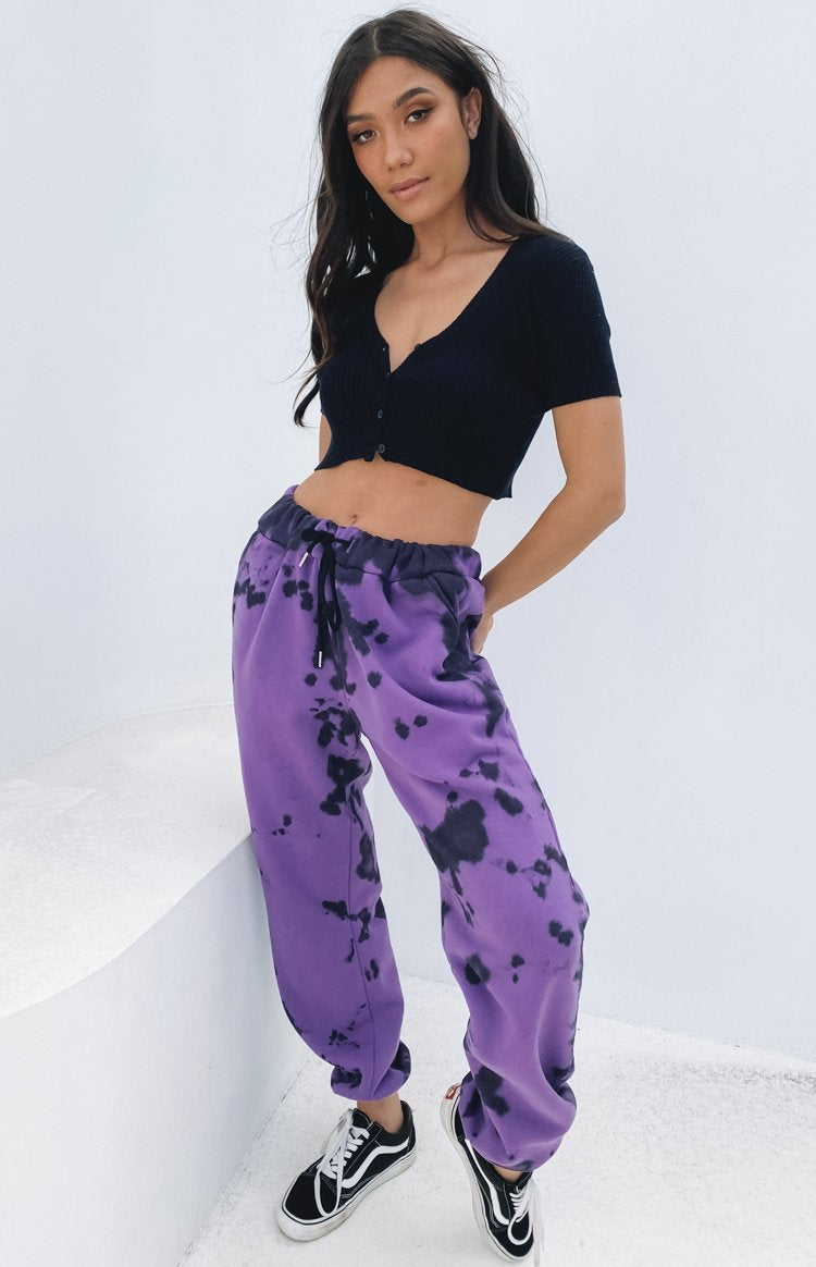 Nana Judy Avenue Trackpant Violet Tie Dye – Beginning Boutique US
