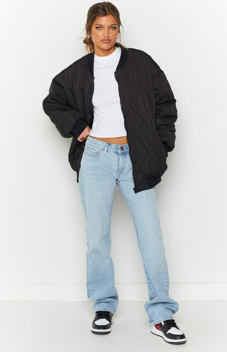 Ramona Black Puffer Jacket – Beginning Boutique US